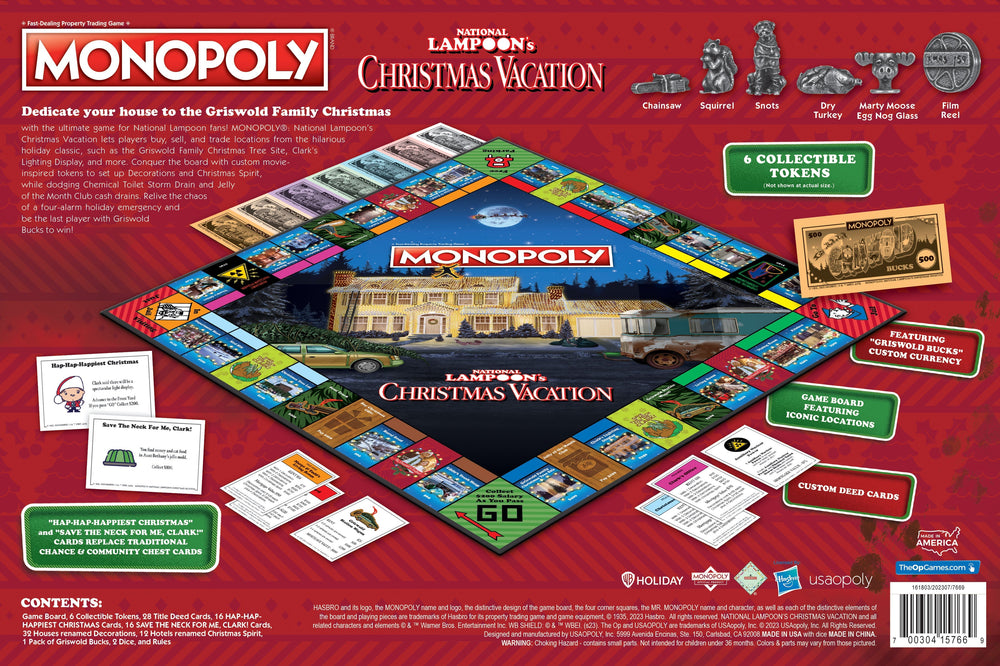MONOPOLY®: National Lampoon's Christmas Vacation (ONLINE ORDER ONLY)