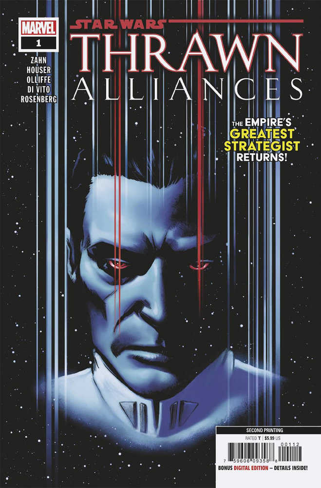Star Wars: Thrawn Alliances (2024) #1 Second Printing (Online Order Only)