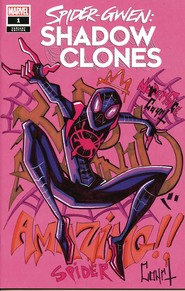 Spider-Gwen: Shadow Clones (2023) #1F SIGNED & REMARKED (Online Order Only)