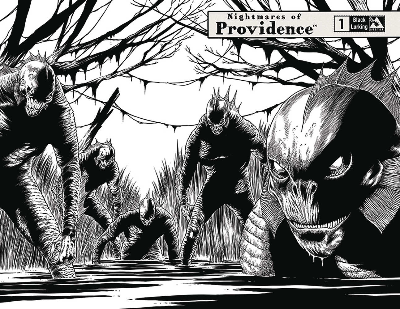 Nightmares Of Providence #1 Black Lurking Variant (Mature)