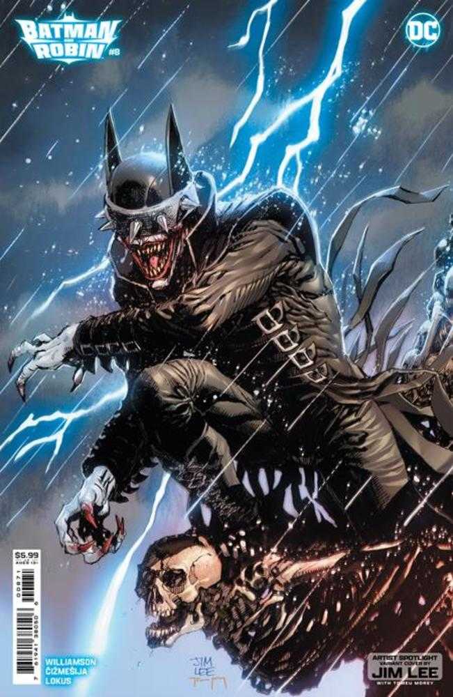 Batman And Robin #8 Cover D Jim Lee Artist Spotlight Card Stock Variant (ONLINE ORDER ONLY)