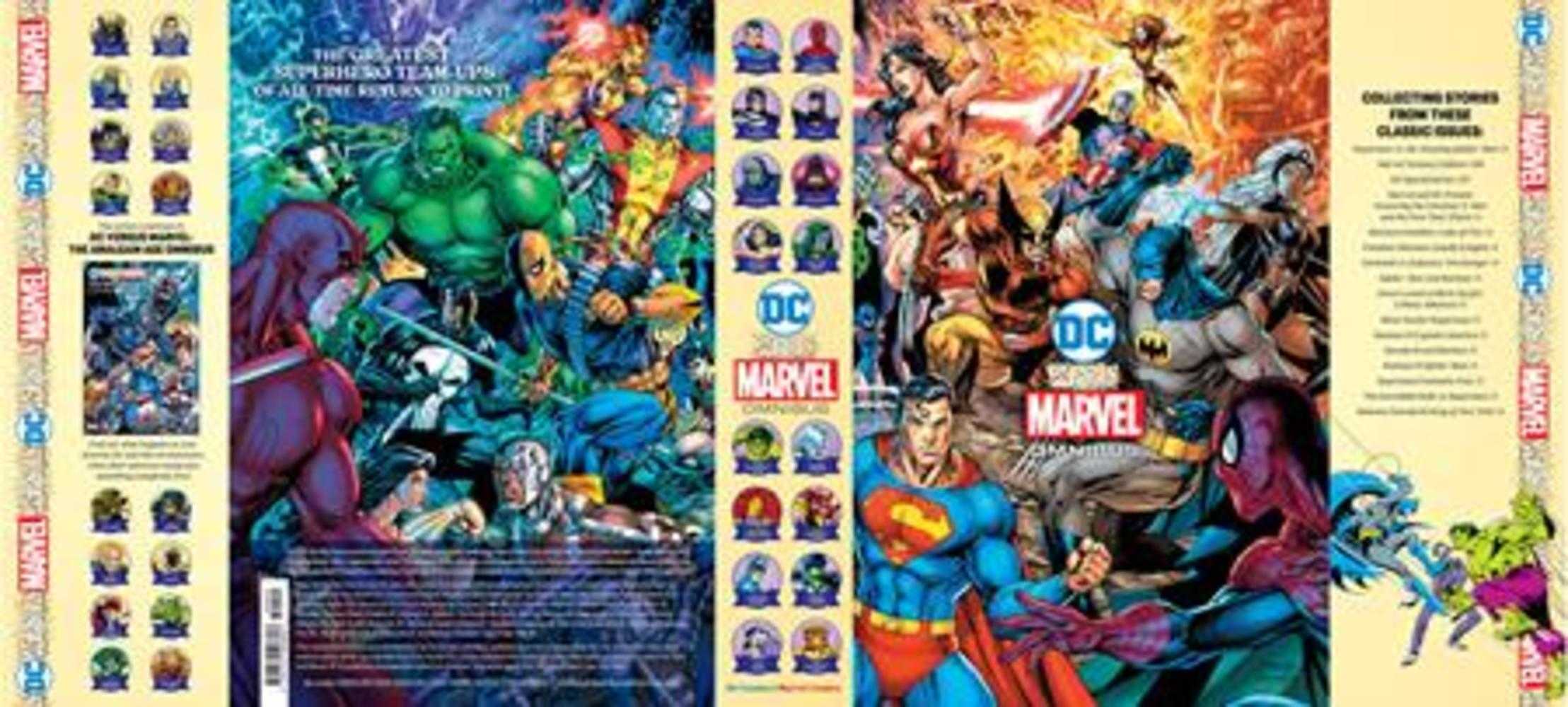 DC Versus Marvel Omnibus Hardcover Direct Market Exclusive Jim Lee & Scott Williams Wraparound Variant