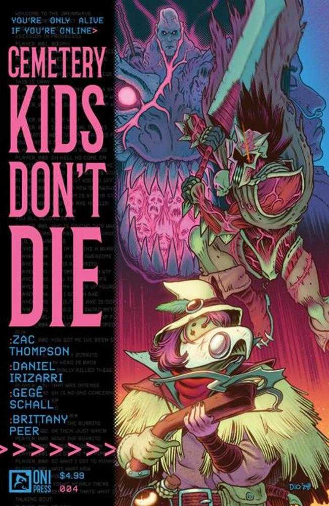 Cemetery Kids Dont Die #4 (Of 4) Cover A Daniel Irizarri (ONLINE ORDER ONLY)