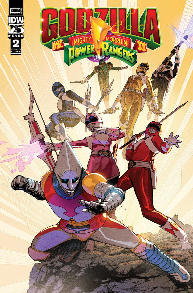 Godzilla Vs. The Mighty Morphin Power Rangers (2024) #2B (Online Order Only)