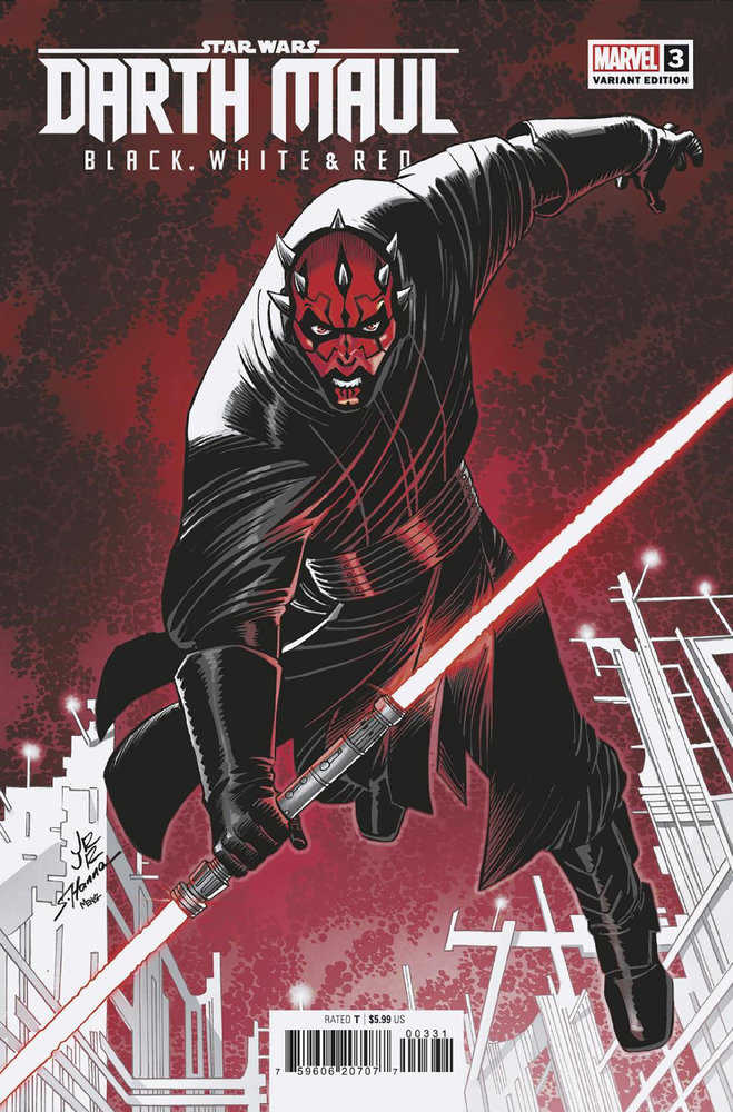 Star Wars: Darth Maul - Black, White & Red (2024) #3C (Online Order Only)