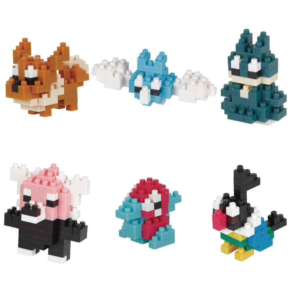 Pokemon Nanoblock Mininano Normal Type 1 6pc Bmb Box  (