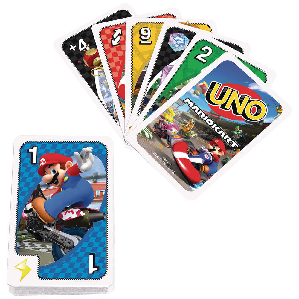Uno Mario Kart Card Game