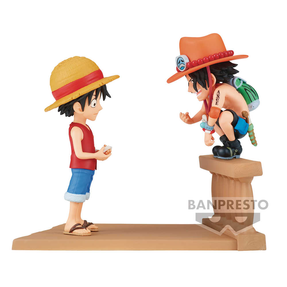 One Piece Log Stories Luffy & Portgas D Ace Wcf Figure