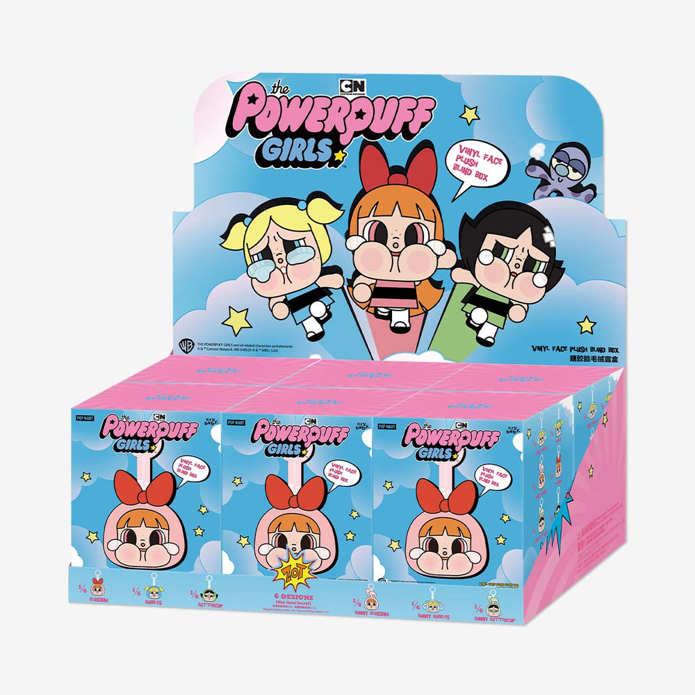 CRYBABY × Powerpuff Girls Series-Vinyl Face Plush Blind Box (1 Blind Box) (ONLINE ORDER ONLY)