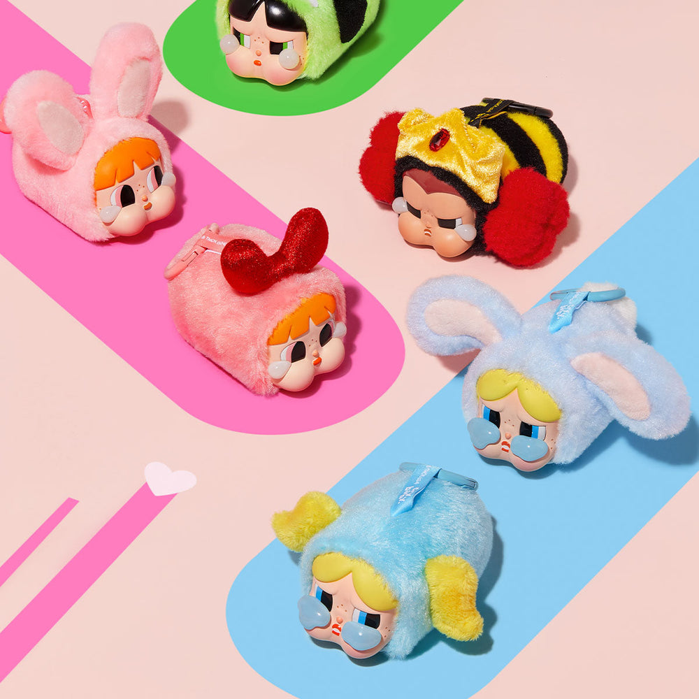 CRYBABY × Powerpuff Girls Series-Vinyl Face Plush Blind Box (1 Blind Box) (ONLINE ORDER ONLY)