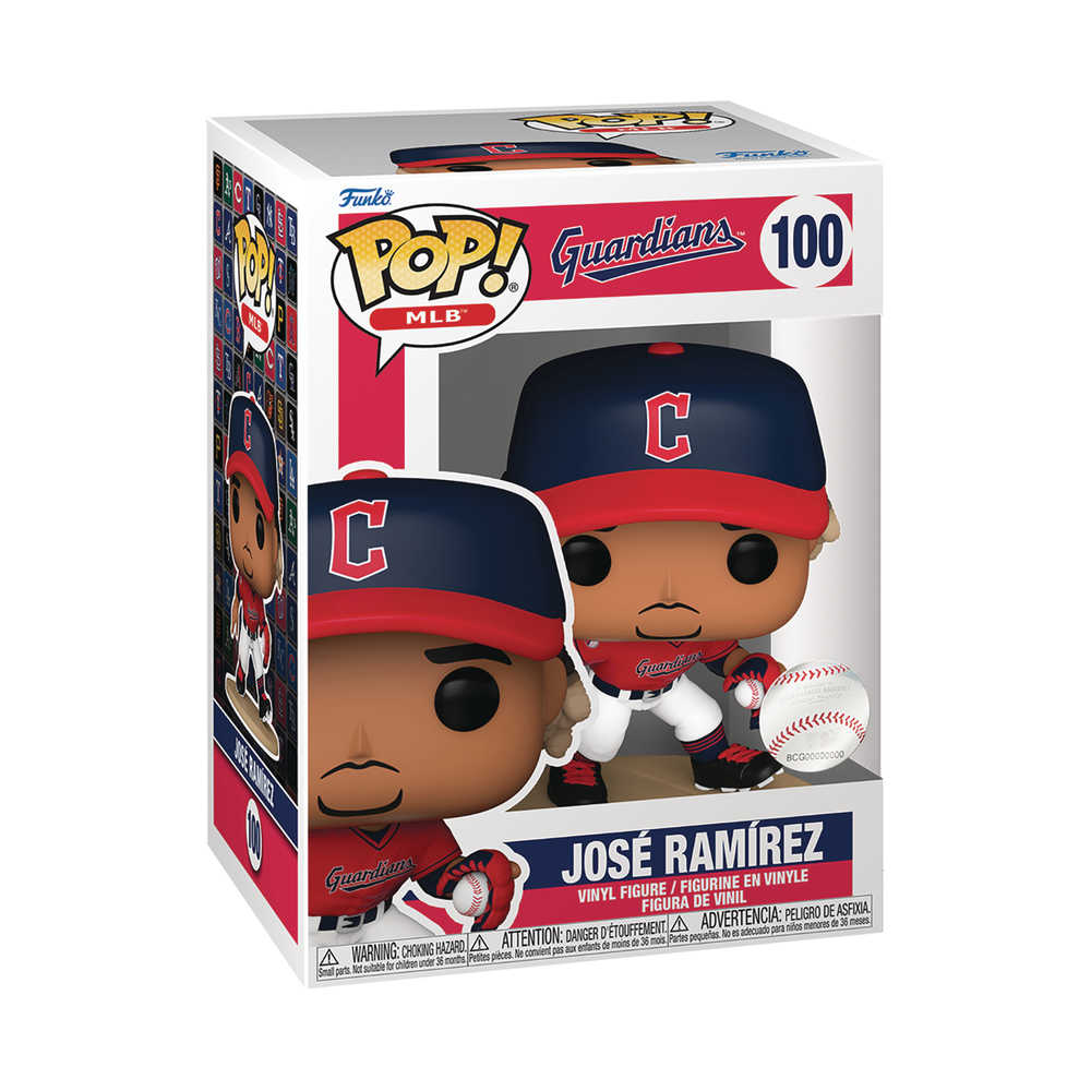 Pop MLB Guardians Jose Ramirez Vinyl Figure 100 (ONLINE ORDER ONLY)