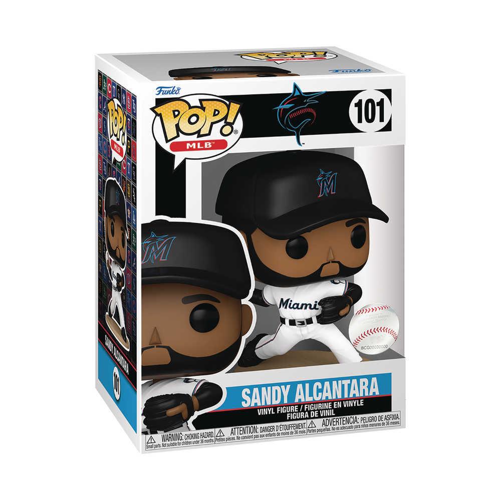 Pop MLB Marlins Sandy Alcantara Vinyl Figure 101 (ONLINE ORDER ONLY)