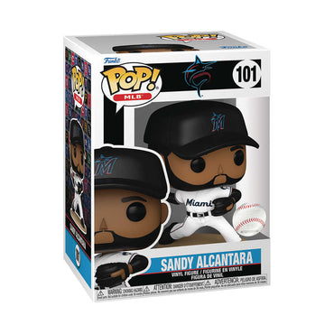Pop MLB Marlins Sandy Alcantara Vinyl Figure 101 (ONLINE ORDER ONLY)