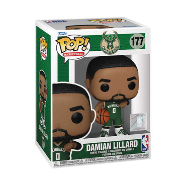 Pop NBA Bucks Damian Lillard Vinyl Figure 177 (ONLINE ORDER ONLY)