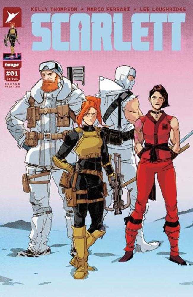 Scarlett #1 2nd Print Cover C Marco Ferrari & Lee Loughridge Team Shot Variant (ONLINE ORDER ONLY)