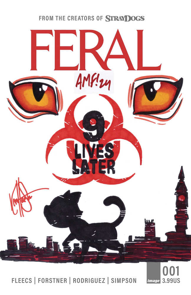 Feral (2024) #1C SIGNED & REMARKED (Online Order Only)