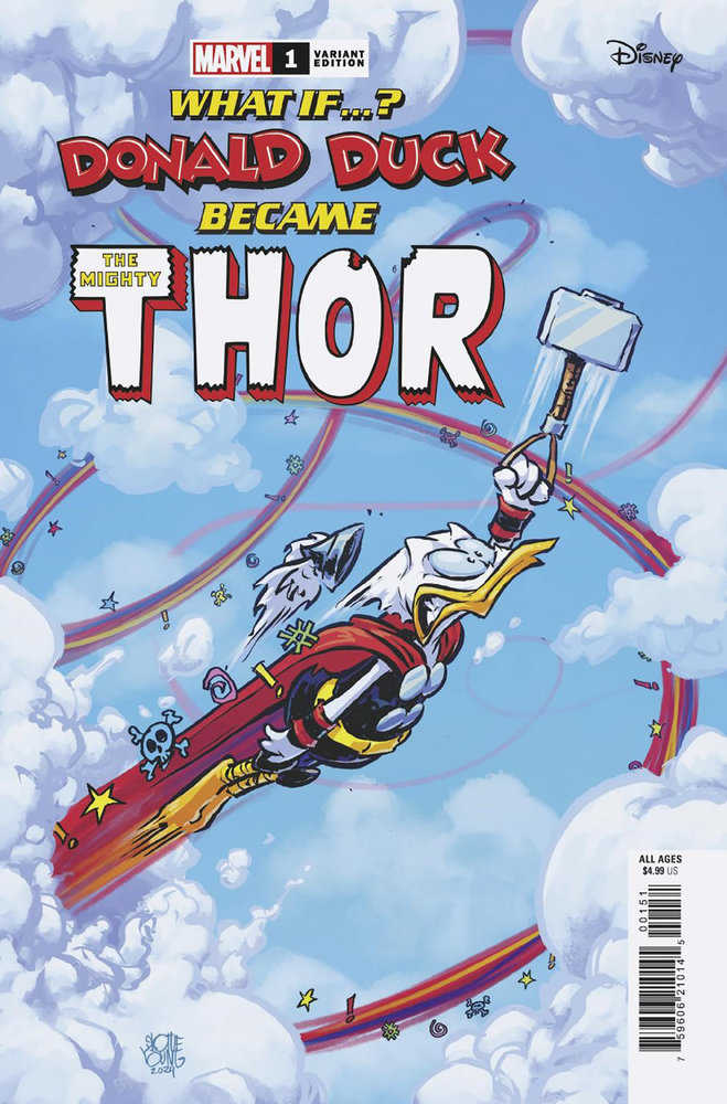 Marvel & Disney: What If...? Donald Duck Became Thor (2024) #1E (Online Order Only)
