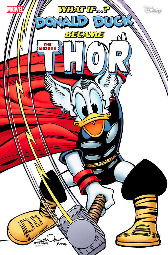 Marvel & Disney: What If...? Donald Duck Became Thor (2024) #1D (Online Order Only)
