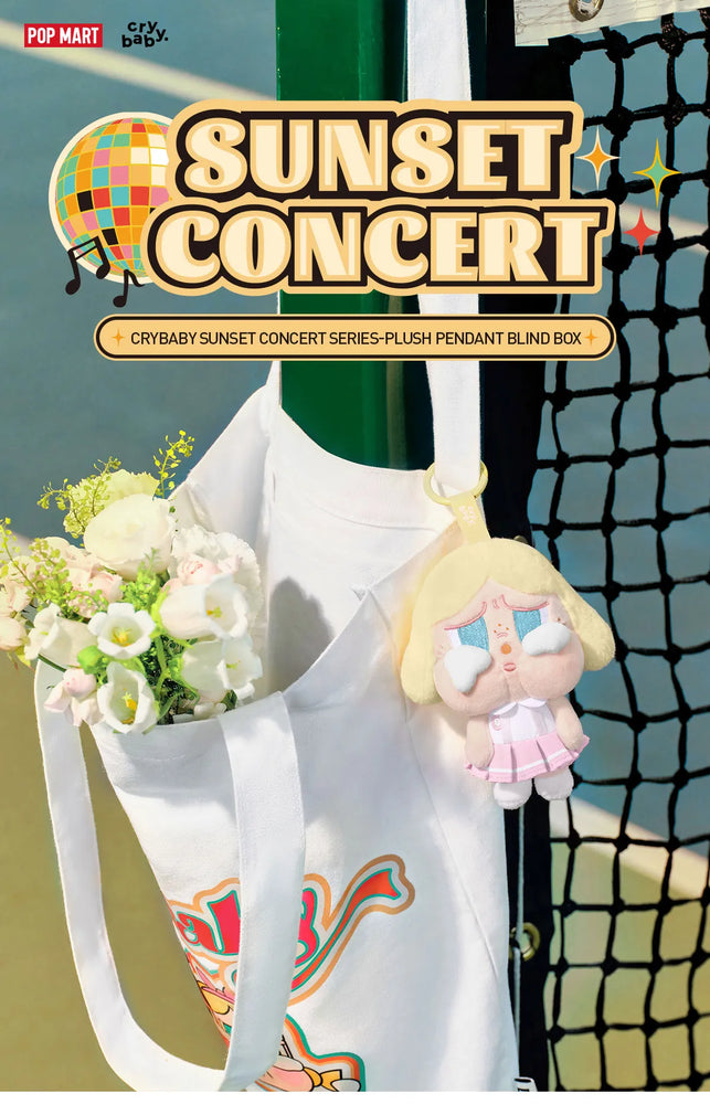 [IN STOCK] POPMART CRYBABY Sunset Concert Series - Plush Pendant Blind Box (ONLINE ORDER ONLY)