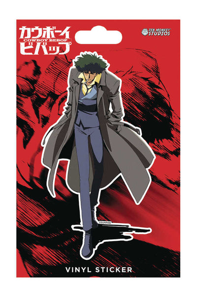 Cowboy Bebop Spike In Trenchcoat Vinyl Sticker