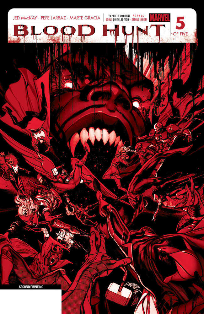 Blood Hunt: Red Band (2024) #5 Second Printing (Online Order Only)
