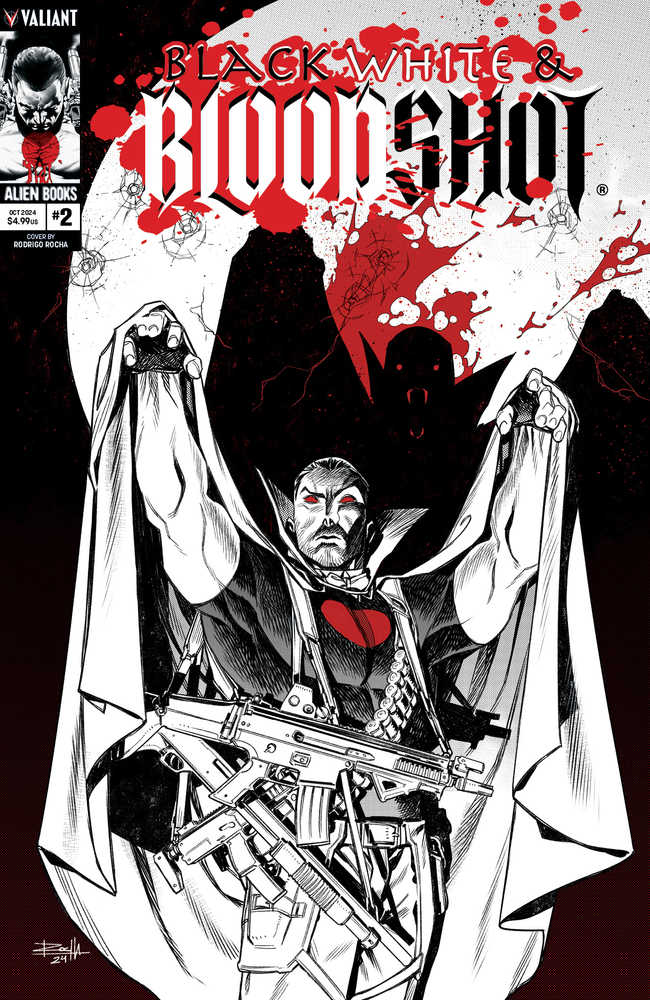 Black White & Bloodshot #2 (Of 4) Cover B Rocha Monster (Mature)