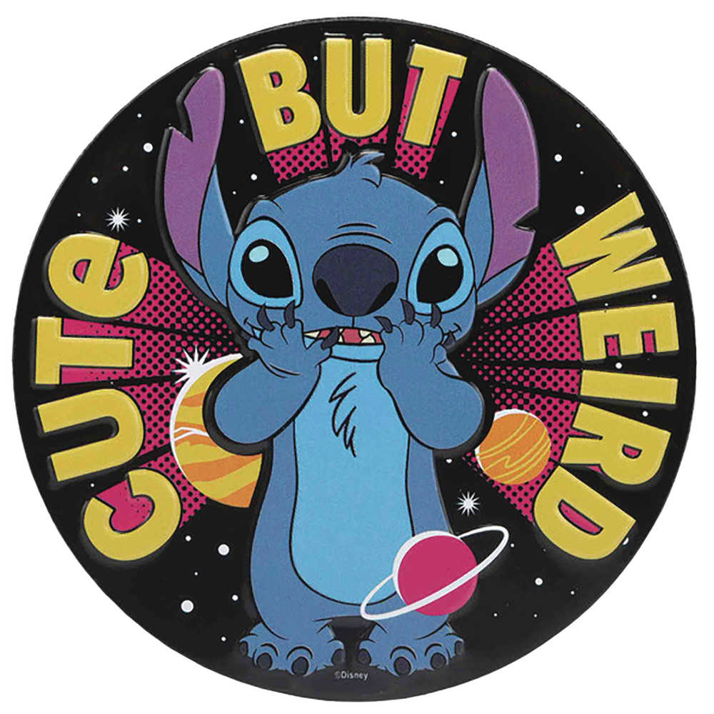 Disney Stitch Cute But Weird 4in Metal Magnet