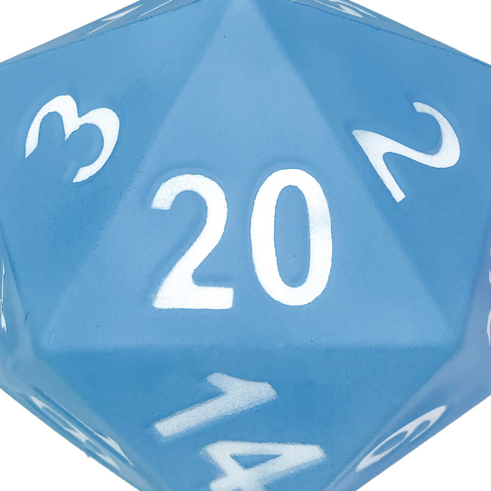 Blue Foam 5in D20 Dice