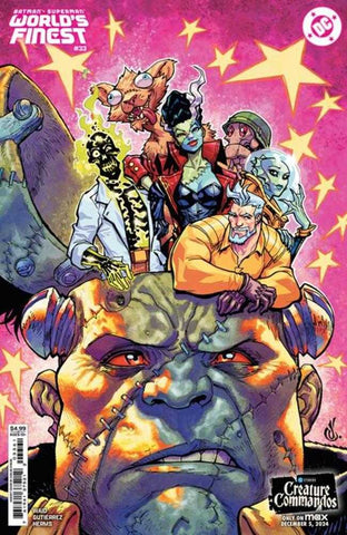 Batman Superman Worlds Finest #33 Cover D Carlos Danda Creature Commandos Card Stock Variant