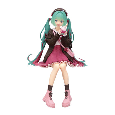 Hatsune Miku Autumn Date Pink Color Noodle Stopper Figure
