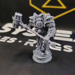 Hadrian, the Iron Colossal (Male Warforged Barbarian) (Online Order Only)