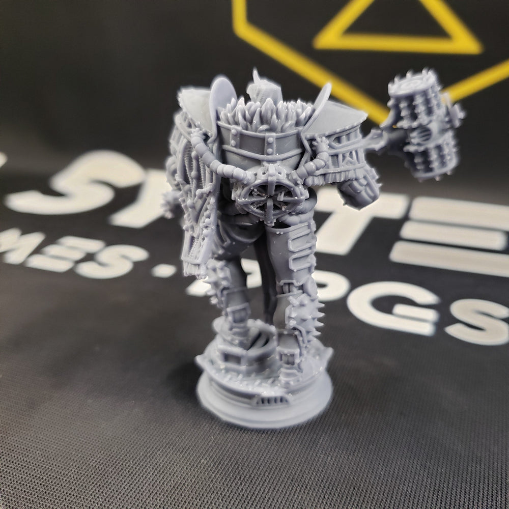 Hadrian, the Iron Colossal (Male Warforged Barbarian) (Online Order Only)