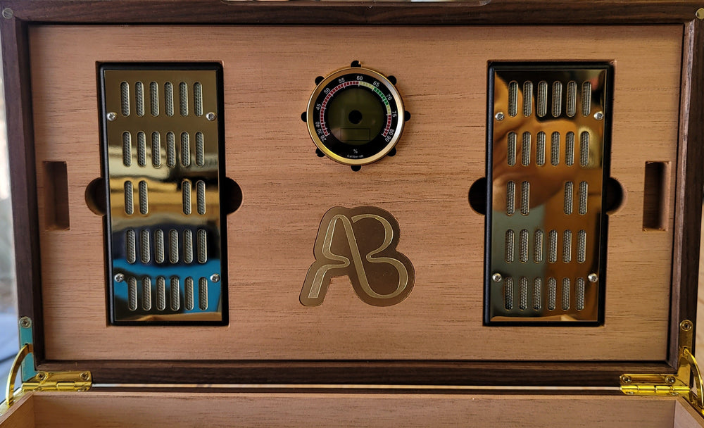Cigar Humidor - Lacewood with Spanish Cedar Lining - 80 Capacity (ONLINE ORDER ONLY)