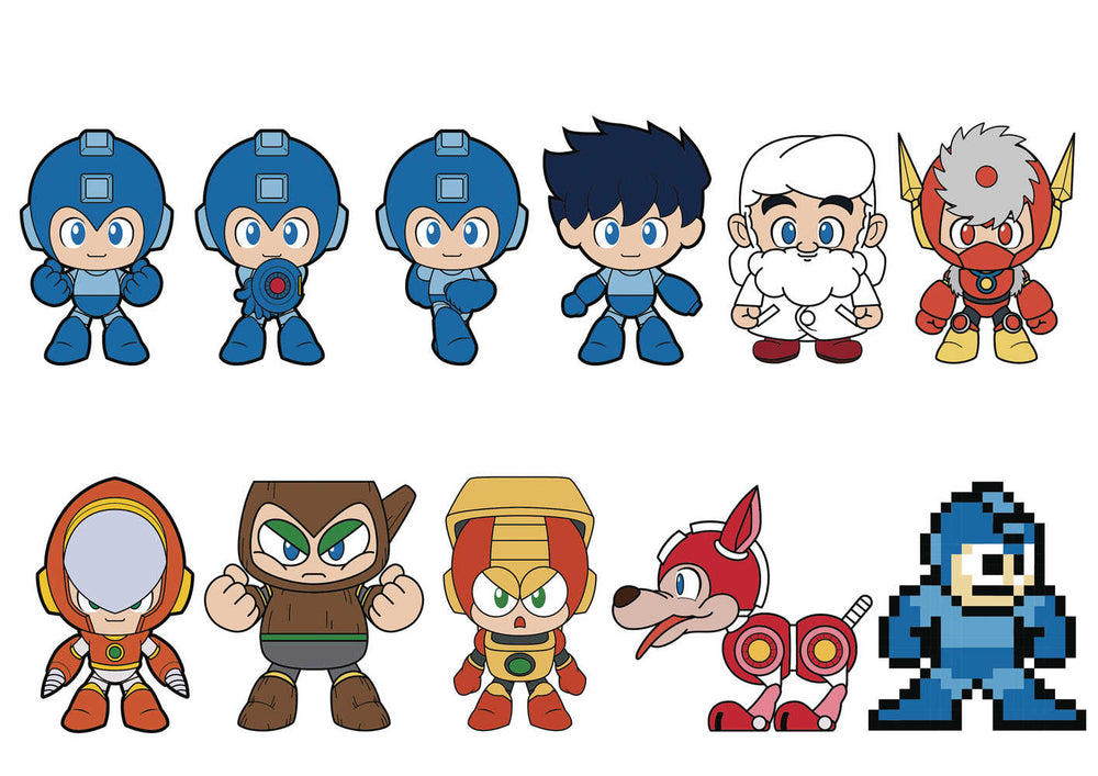 Mega Man Series2  3D Foam Bag Clip Blind Mystery Box Display