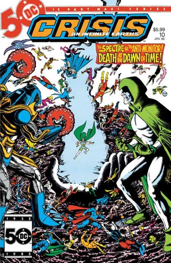 Crisis On Infinite Earths #10 Facsimile Edition Cover B George Perez Foil Variant (Online Order Only)