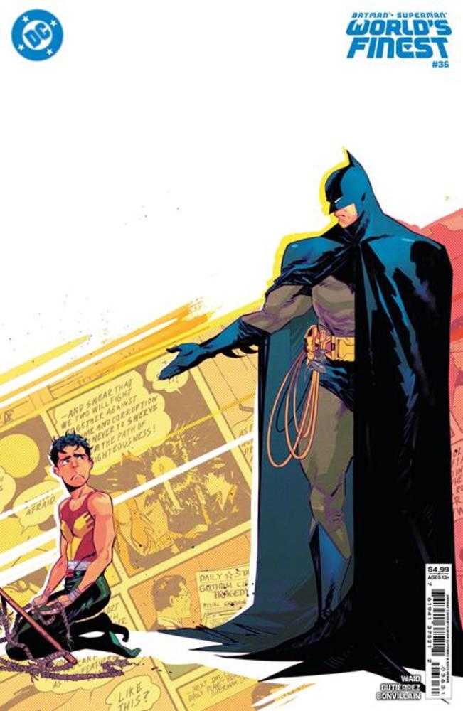 Batman Superman Worlds Finest #36 Cover C Adrian Gutierrez Card Stock Variant (Online Order Only)