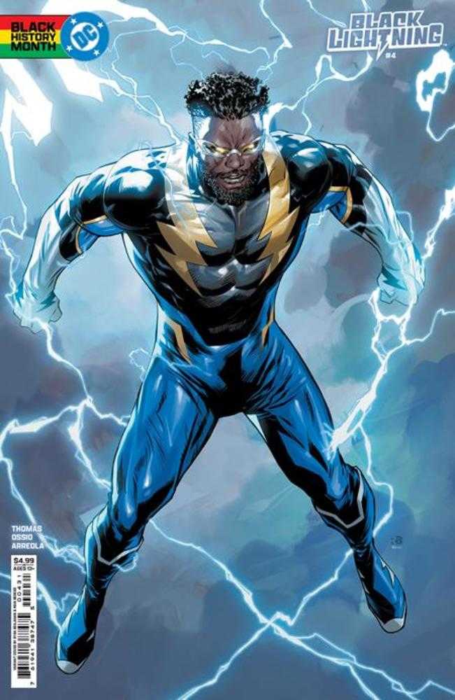 Black Lightning #4 Cover C Ryan Benjamin Black History Month Card Stock Variant (Online Order Only)