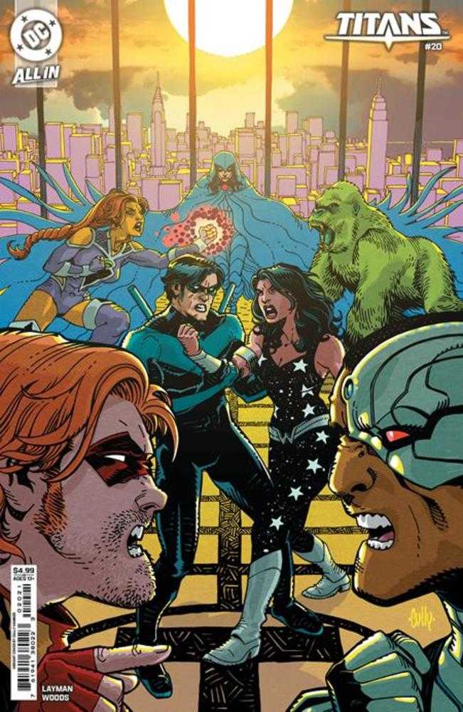 Titans #20 Cover B Cully Hamner Card Stock Variant (Online Order Only)