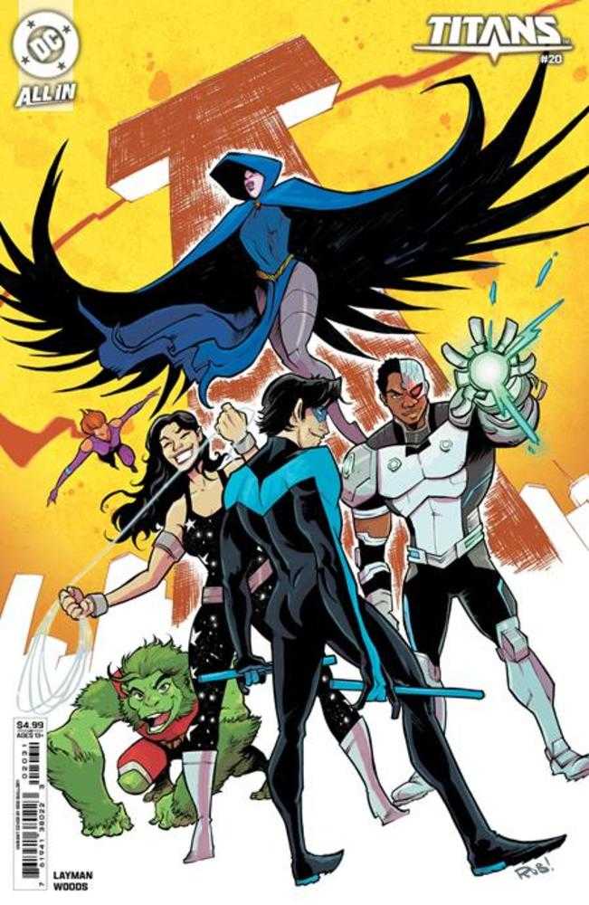 Titans #20 Cover C Rob Guillory Card Stock Variant (Online Order Only)