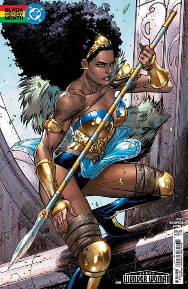 Wonder Woman #18 Cover D Ryan Benjamin Black History Month Card Stock Variant (Online Order Only)
