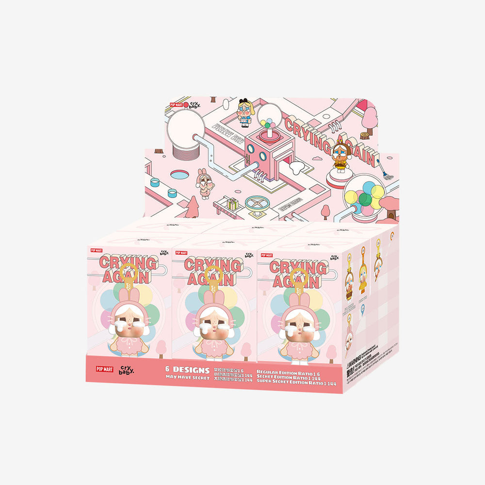 CRYBABY Crying Again Series-Vinyl Face Plush Blind Box (1 Blind Box) (ONLINE ORDER ONLY)