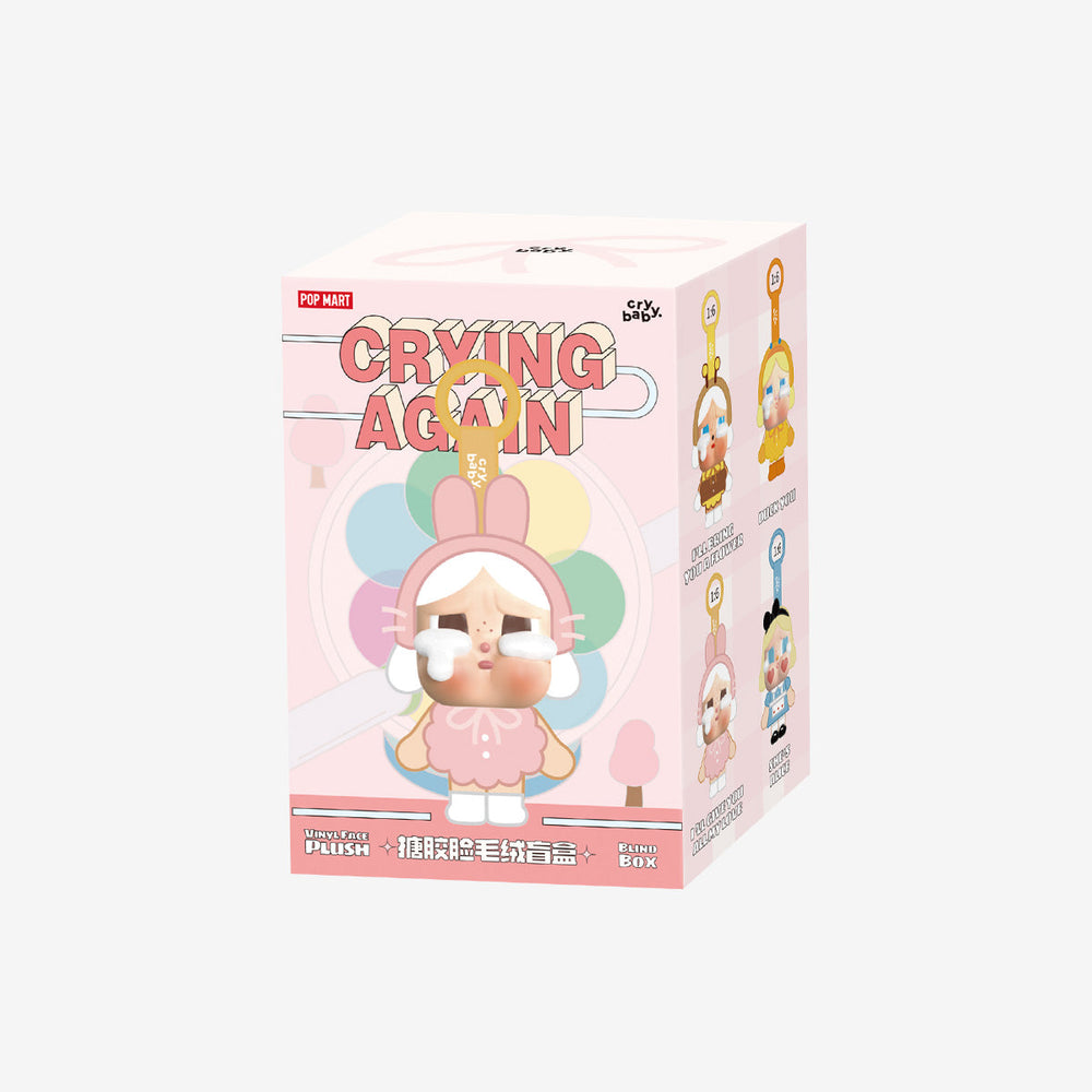 [IN STOCK] POPMART CRYBABY Crying Again Series - Vinyl Face Plush Blind Box (ONLINE ORDER ONLY)