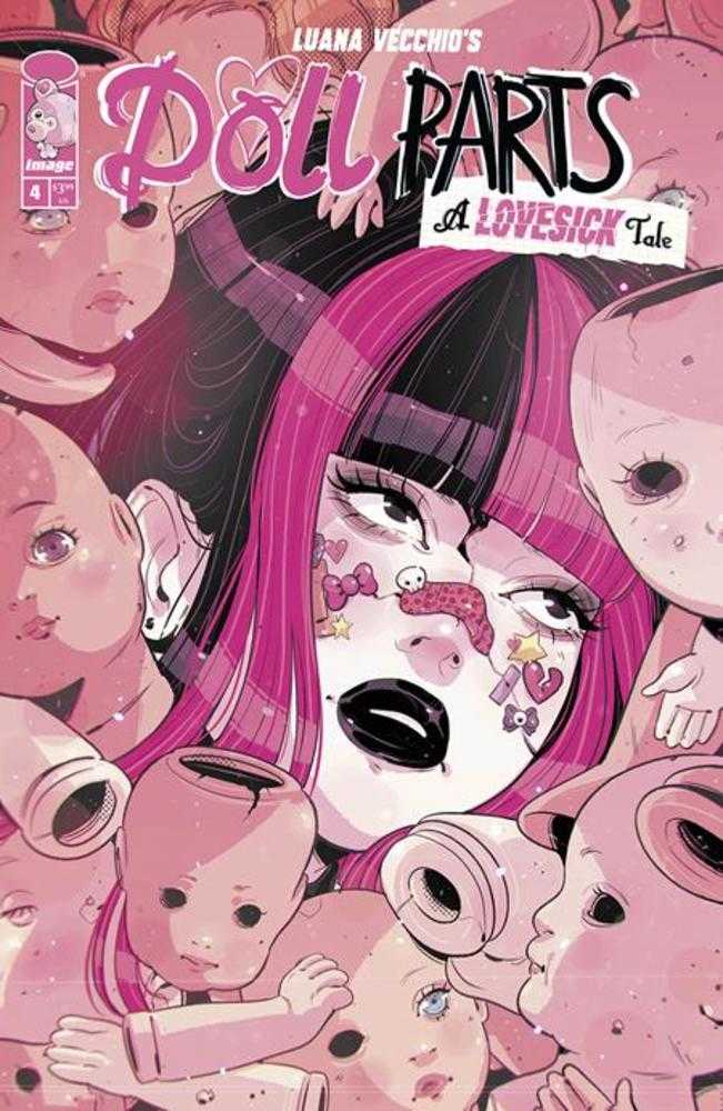 Doll Parts A Lovesick Tale #4 (Of 4) Cover B Luana Vecchio Doll Heads Variant (Mature) (Online Order Only)