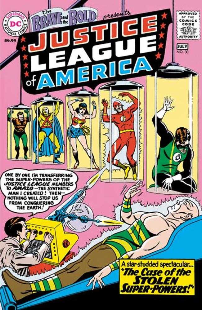 Brave And The Bold #30 Facsimile Edition Cover B Mike Sekowsky & Murphy Anderson Foil Variant (Online Order Only)