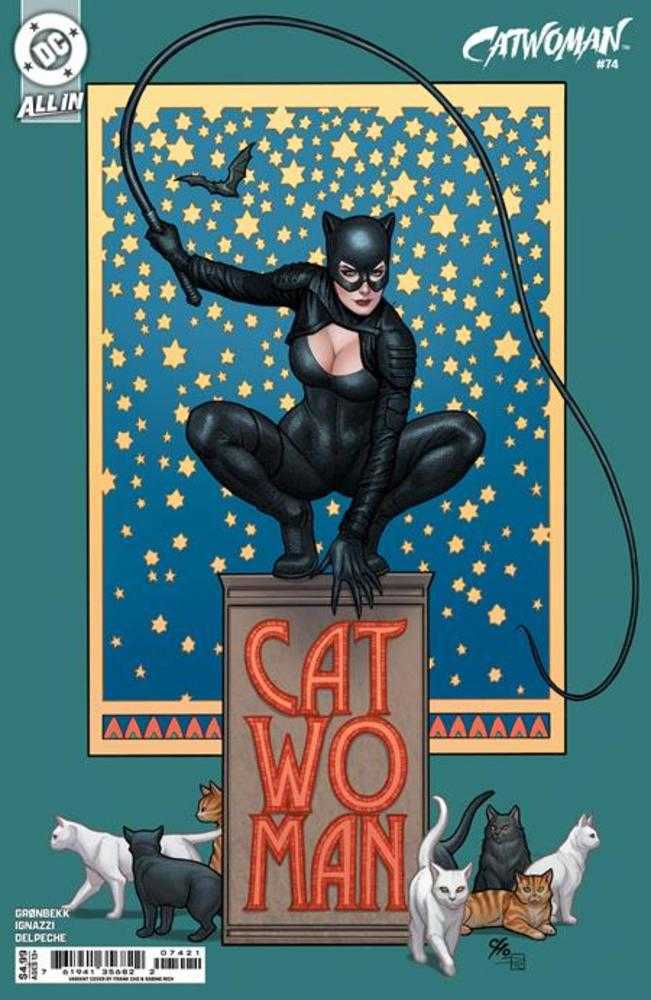 Catwoman #74 Cover B Frank Cho Card Stock Variant (Online Order Only)