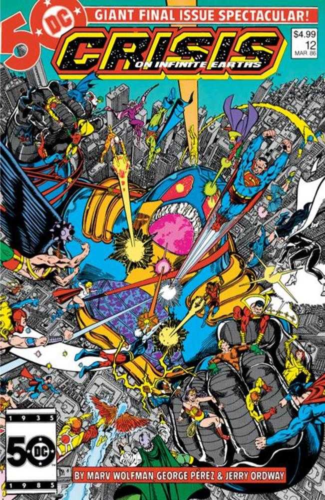 Crisis On Infinite Earths #12 Facsimile Edition Cover A George Perez (Online Order Only)