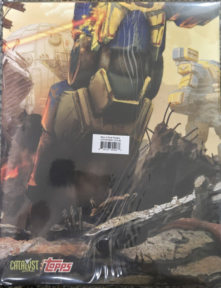 BattleTech - Mercenaries 3-Pack Poster Set (Kickstarter) (Online Order Only)