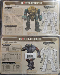 Battletech - Premium Record Sheets (Mercenaries) (Online Order Only)