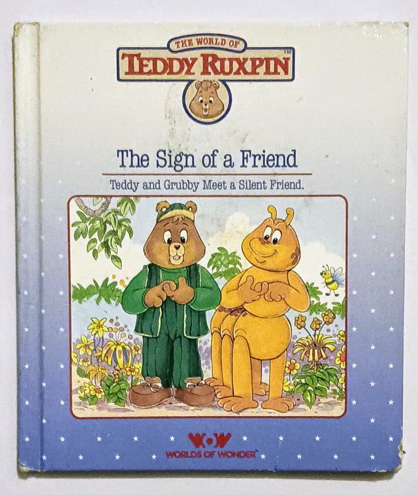 Teddy Ruxpin HC Book - The Sign Of A Friend (ONLINE ORDER ONLY)