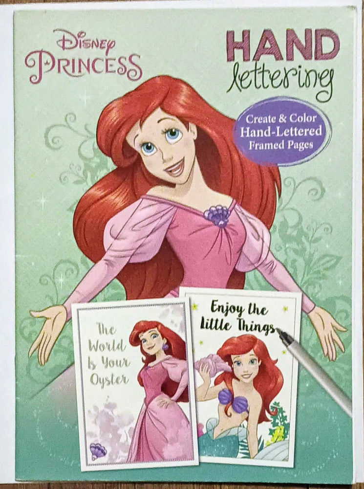 Disney Princess Activity Book - Hand Lettering (ONLINE ORDER ONLY)